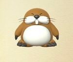 Encyclopedia image of a Monty Mole in Mario Party Superstars