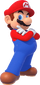 Artwork of Mario with his arms crossed from Mario Tennis Aces