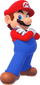 Artwork of Mario with his arms crossed from Mario Tennis Aces
