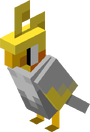 Minecraft Mario Mash-Up Gray Parrot Render.png
