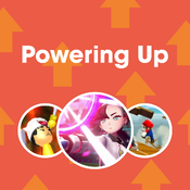 The cover image for the Powering Up playlist on Nintendo Music used from December 17, 2025 onwards