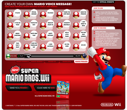 New Super Mario Brothers Wii Sound Board