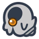 Small icon for the Invisible status condition in Paper Mario: The Thousand-Year Door (Nintendo Switch)