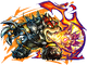 Bowser character sticker for the Mario Strikers: Battle League trophy in the Trophy Creator application