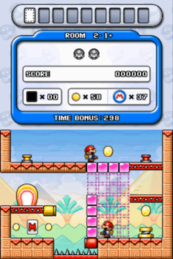 Room 2-1+ from Mario vs. Donkey Kong: Minis March Again!