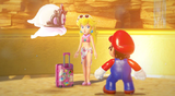 Mario, Peach and Tiara in the Seaside Kingdom