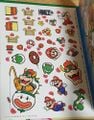 Sticker sheet from Super Mario Picture Book with Peel-and-Release Stickers 1: Get Yoshi Back