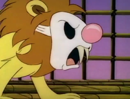 A Shy Guy Lion in The Super Mario Bros. Super Show! episode "Raiders of the Lost Mushroom."