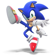 Sonic the Hedgehog from Super Smash Bros. Ultimate