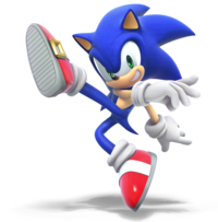 Sonic the Hedgehog from Super Smash Bros. Ultimate