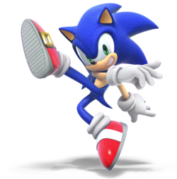 Sonic the Hedgehog from Super Smash Bros. Ultimate