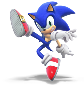 Sonic the Hedgehog from Super Smash Bros. Ultimate