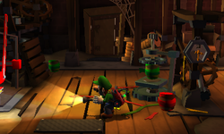The Warehouse segment from Luigi's Mansion: Dark Moon.