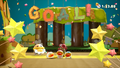 Poochy with Yoshi and the Poochy Pups in Yoshi's Crafted World