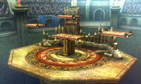 Screenshot of a stage from Super Smash Bros. for Nintendo 3DS