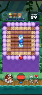 Stage 338 from Dr. Mario World