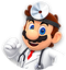 Icon of Dr. Mario from Dr. Mario World