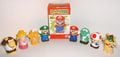 A set of figurines from Super Mario Kart