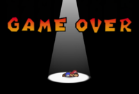 One of the alternate game overs in Paper Mario.