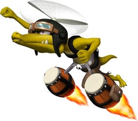 Artwork of Kopter from Donkey Kong Barrel Blast