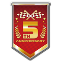 The 5th Anniversary badge from the 2024 re-run of this tour