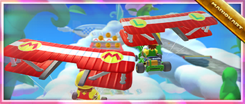 The Sky-High Flyer Pack from the rerun of the 2023 New Year's Tour in Mario Kart Tour