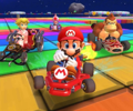 The icon of the Peachette Cup challenge from the New Year's 2021 Tour in Mario Kart Tour.