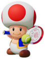 Artwork of Toad from Mario Tennis Fever