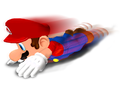 Mario sliding