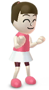 Artwork of a Mii from Mario Sports Mix