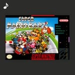 Cover image for the Top tracks playlist for Super Mario Kart on Nintendo Music