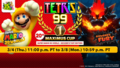 Information about the 20th MAXIMUS CUP in Tetris 99