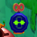 Screenshot of a Bomb from Super Mario Sunshine.