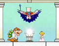 An early depiction of Bowser and Peach's wedding.
