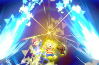 Lucas's PK Starstorm in Super Smash Bros. Ultimate