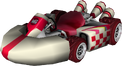 The model for Small Female Mii's Standard Kart S from Mario Kart Wii