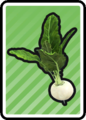 The Turnip Card from Paper Mario: Color Splash