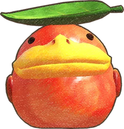 Official artwork of a Croakaoke in Yoshi and the Mysterious Book