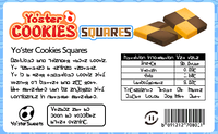 Text from the Yo'ster Cookies Squares from Yoshi's Crafted World