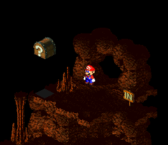 Last Treasure in Barrel Volcano of Super Mario RPG: Legend of the Seven Stars.