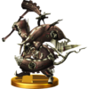 Bronze Face trophy from Super Smash Bros. for Wii U