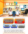 The main menu