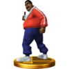 Doc Louis trophy from Super Smash Bros. for Wii U