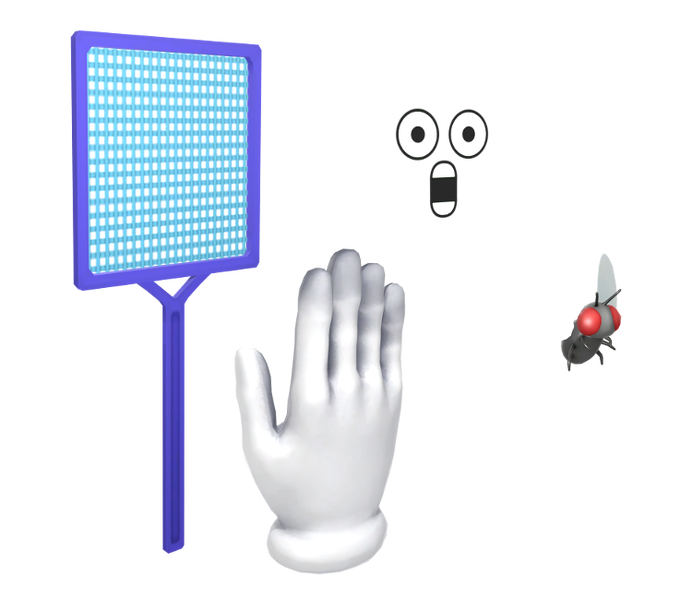 File:Flies & Hand SSBU Model.png