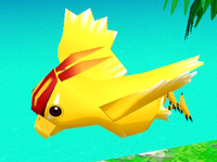 Golden Bird from Super Mario Sunshine (Super Mario 3D All-Stars version)