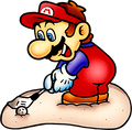 Mario on bunker
