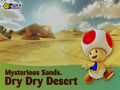 A Galaxy Air Dry Dry Desert poster from Mario Kart 8