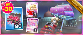 The Fire Rosalina Pack from the Doctor Tour in Mario Kart Tour
