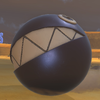 An unchained Chain Chomp seen in Mario Kart World