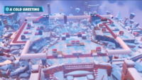 The A Cold Greeting battle in Mario + Rabbids Sparks of Hope